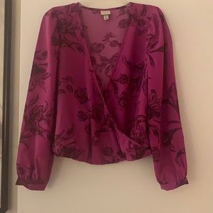 A New Day purple blouse